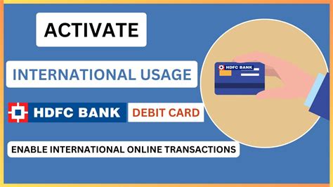 debit card overseas activation.